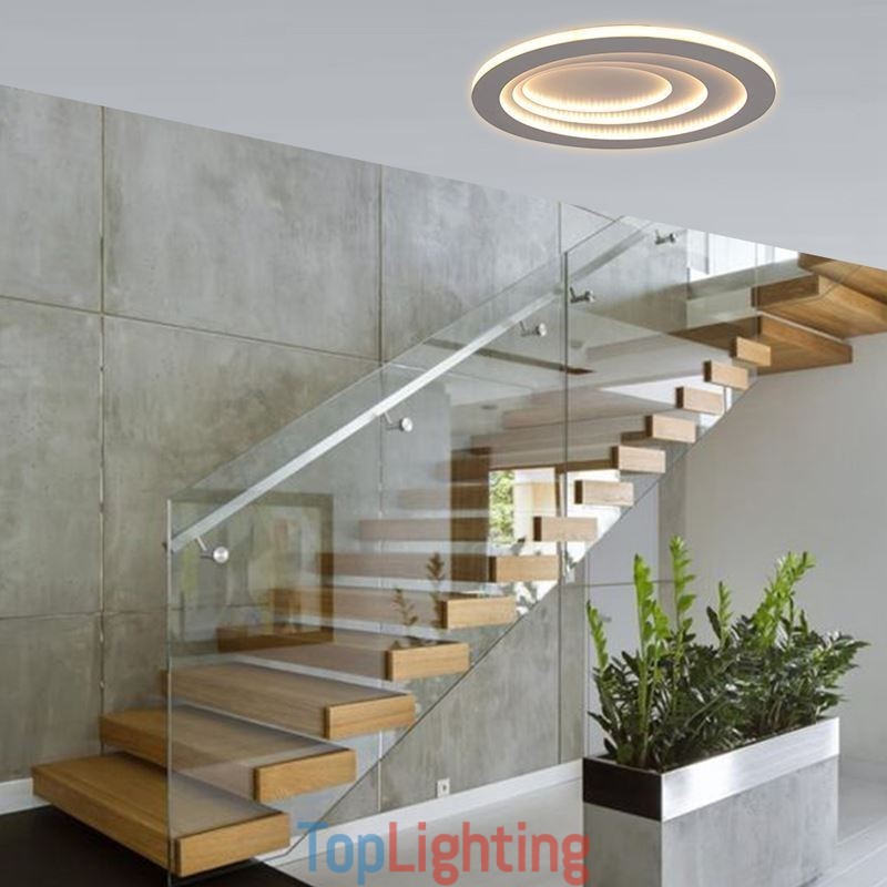 Modern Flush Mount Water Drop Terrace Ceiling Light Side Illuminating Light