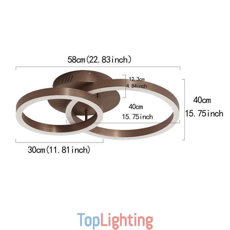 Modern Simple Flush Mount Creative Ceiling Light Warmth Lighting Light