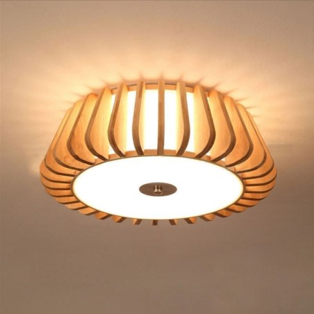 Nordic Round Flush Mount Creative Bamboo Ceiling Lighting Nordic Round Flush Mount Creative Bamboo Ceiling Lighting
