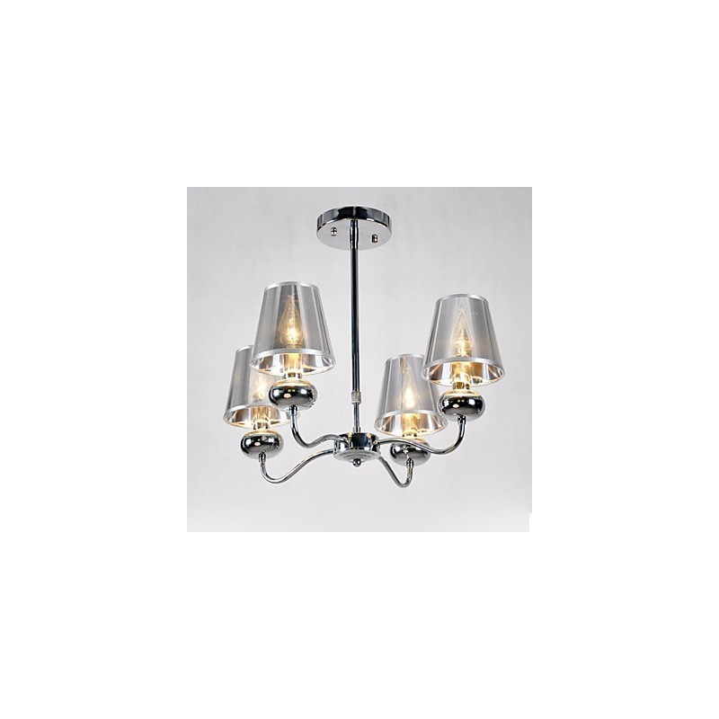 imumModern Contemporary Mini Style Electroplated Metal Chandelier Pendant Light Flush Mount Dining
