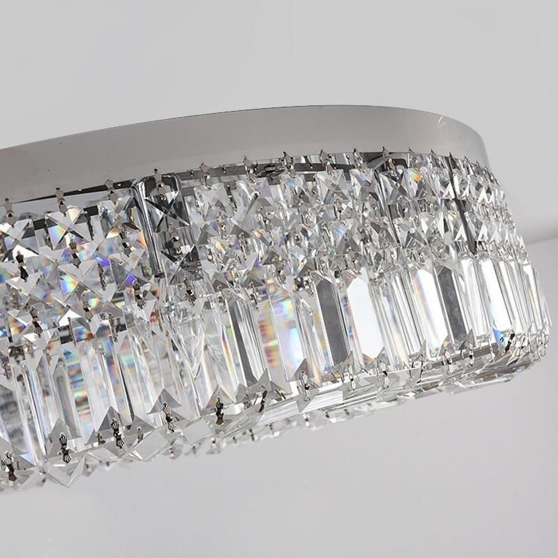 Modern Elegant Ceiling Light Flush Mount Crystal Ceiling Lamp