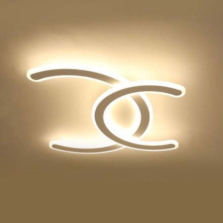 Modern Simple Flush Mount Letter C Acrylic Ceiling Light Modern Simple Flush Mount Letter C Acrylic Ceiling Light