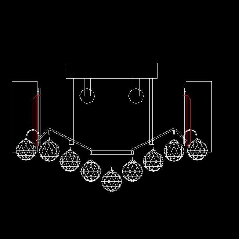 European Flush Mount Crystal Ceiling Light