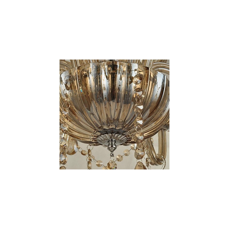 Modern Contemporary Crystal Glass Chandelier