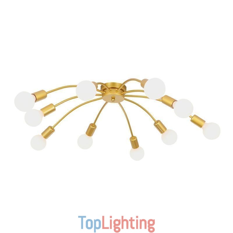 Ceiling Spider Lamp Antique Classic Flush Mount Dining Lamp 8 10 Arms