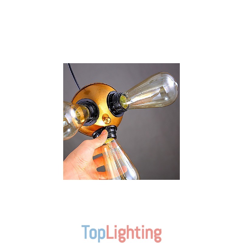 Chandelier Mini Style Modern Contemporary Metal