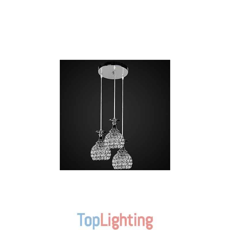 Crystal Chandelier Modern Contemporary Metal