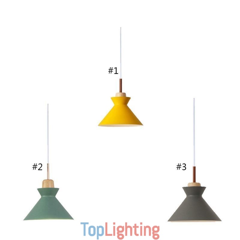Nordic Macaron Island 3 Light Pendant Lighting Simple Iron Arti Three Lights