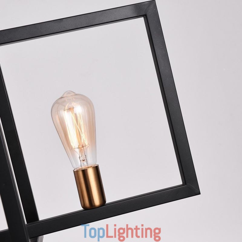 4 Light Pendant Light Industrial Style Lightingway