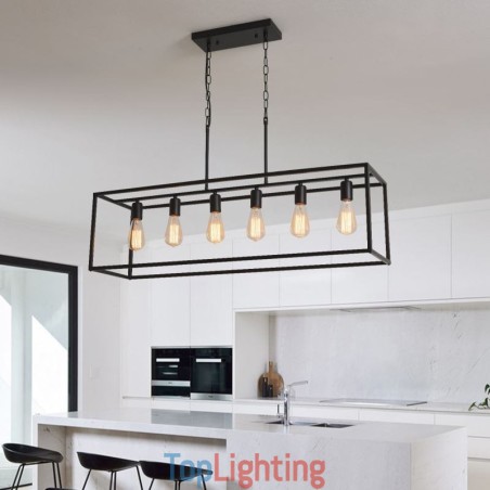 Farmhouse Pendant Lighting Fixture Island Hanging Lights 6 Lights Farmhouse Pendant Lighting Fixture Island Hanging Lights 6 Lights
