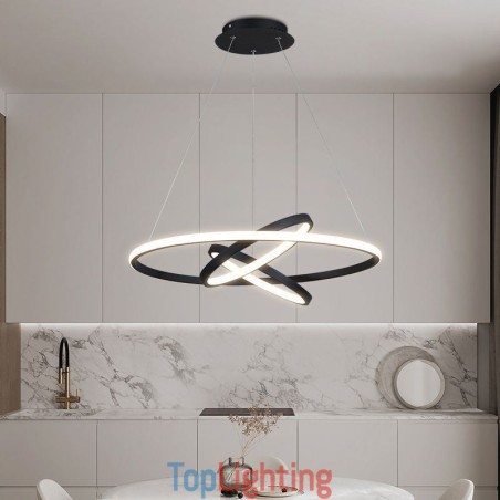 Modern Chandelier Dimmable 3 Ring Pendant Lighting Modern Chandelier Dimmable 3 Ring Pendant Lighting