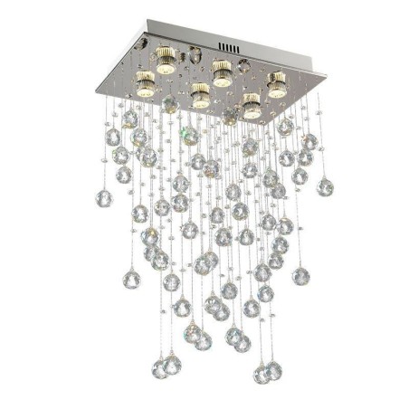 Modern Crystal Chandelier Flush Mount Ceiling Light Modern Crystal Chandelier Flush Mount Ceiling Light