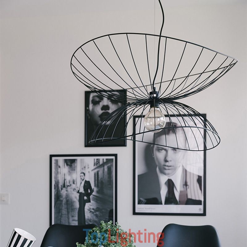 Modern Hat Chandelier Minimalist Decor Pendant Light 1 Light