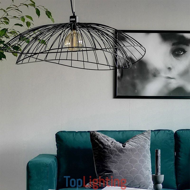 Modern Hat Chandelier Minimalist Decor Pendant Light 1 Light