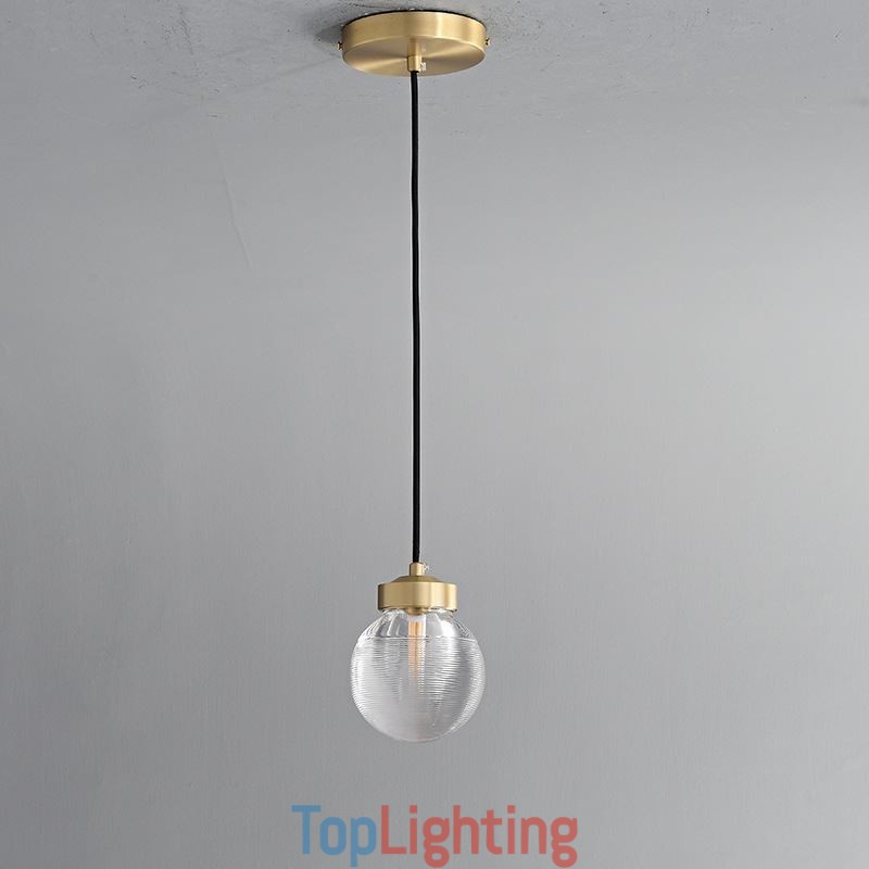 American Cluster Pendant Lamp Light Luxurious Glass Ball Ceiling Light