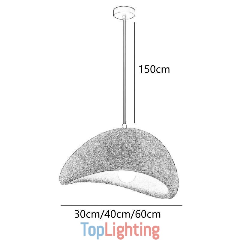Resin Hanging Light Simple Ceiling Light
