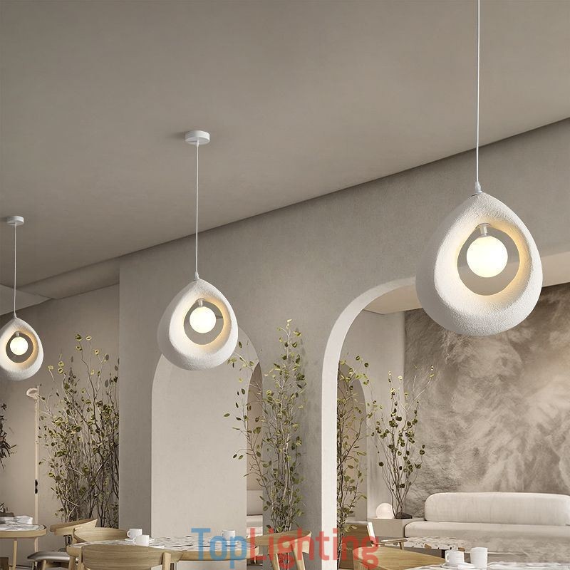 Resin Pendant Light Modern Simple Ceiling Lamp