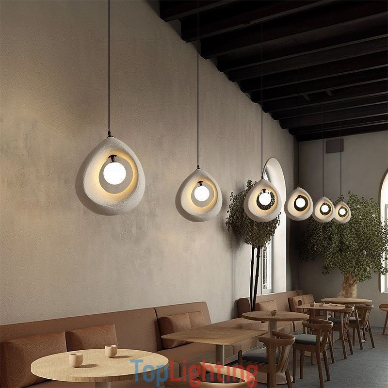 Resin Pendant Light Modern Simple Ceiling Lamp