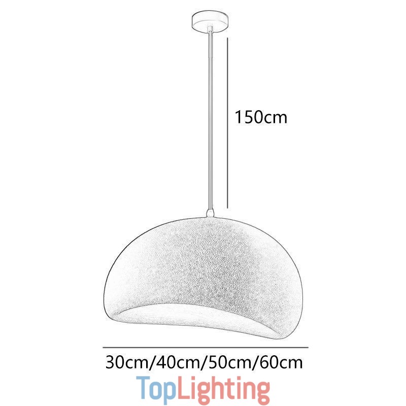 Resin Pendant Light Minimalist Hanging Light