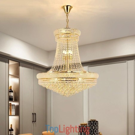 Crystal Pendant Light Modern Duplex Decorative Ceiling Light
