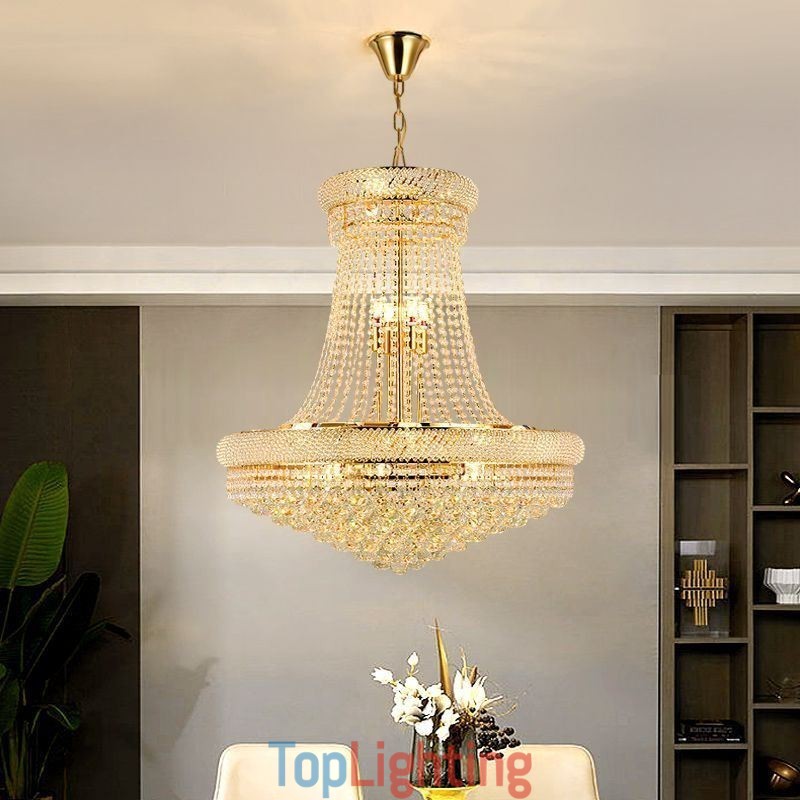 Crystal Pendant Light Modern Duplex Decorative Ceiling Light