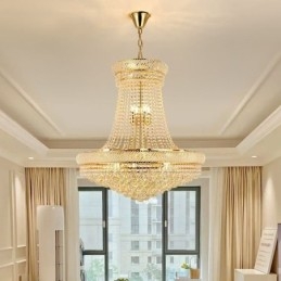 Crystal Pendant Light Modern Duplex Decorative Ceiling Light