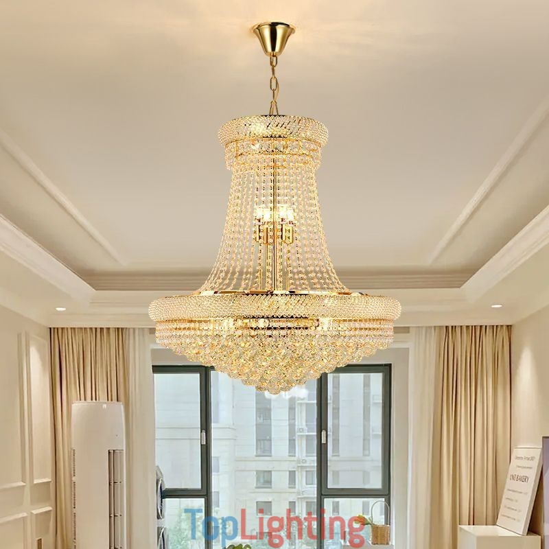 Crystal Pendant Light Modern Duplex Decorative Ceiling Light