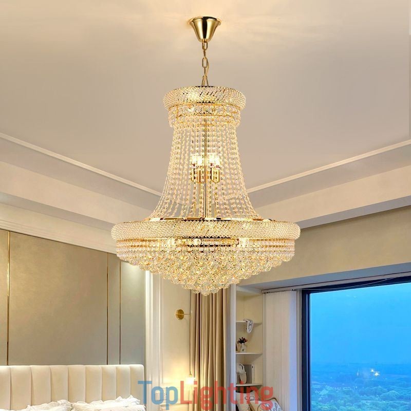 Crystal Pendant Light Modern Duplex Decorative Ceiling Light