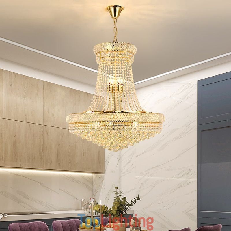 Crystal Pendant Light Modern Duplex Decorative Ceiling Light