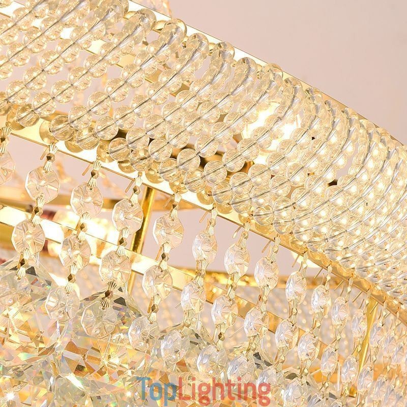 Crystal Pendant Light Modern Duplex Decorative Ceiling Light