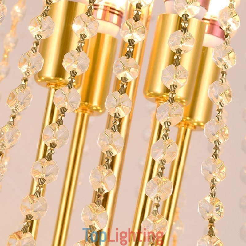 Crystal Pendant Light Modern Duplex Decorative Ceiling Light