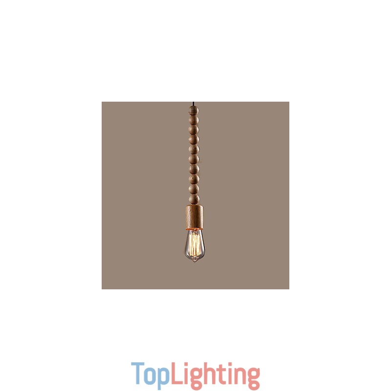 Chandelier Mini Style Traditional Classic Wood Bamboo