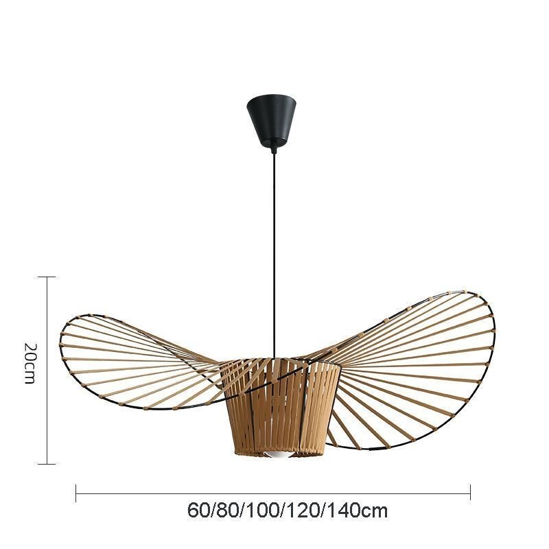 Pendant Light Modern Simple Single Iron Art Hat Shape Ceiling Light