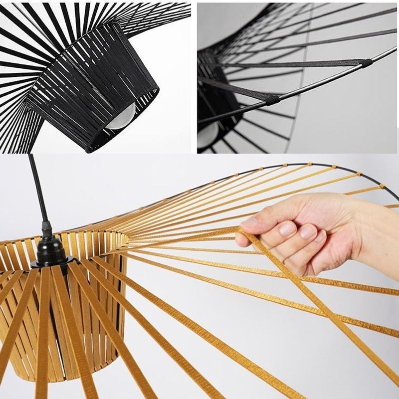 Pendant Light Modern Simple Single Iron Art Hat Shape Ceiling Light
