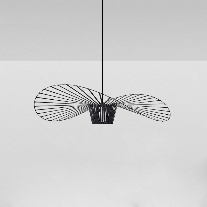 Pendant Light Modern Simple Single Iron Art Hat Shape Ceiling Light