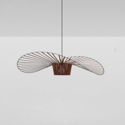 Pendant Light Modern Simple Single Iron Art Hat Shape Ceiling Light