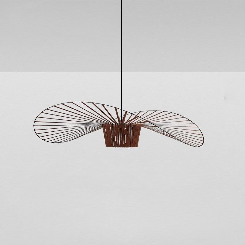 Pendant Light Modern Simple Single Iron Art Hat Shape Ceiling Light