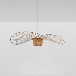 Pendant Light Modern Simple Single Iron Art Hat Shape Ceiling Light