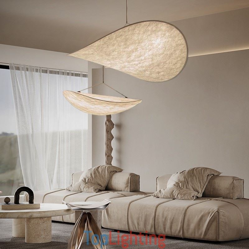 Ceiling Light Silk Decoration Pendant Light Warm White