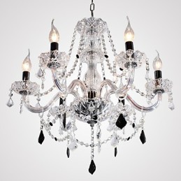 Rustic Lodge Crystal Others Glass Chandelier