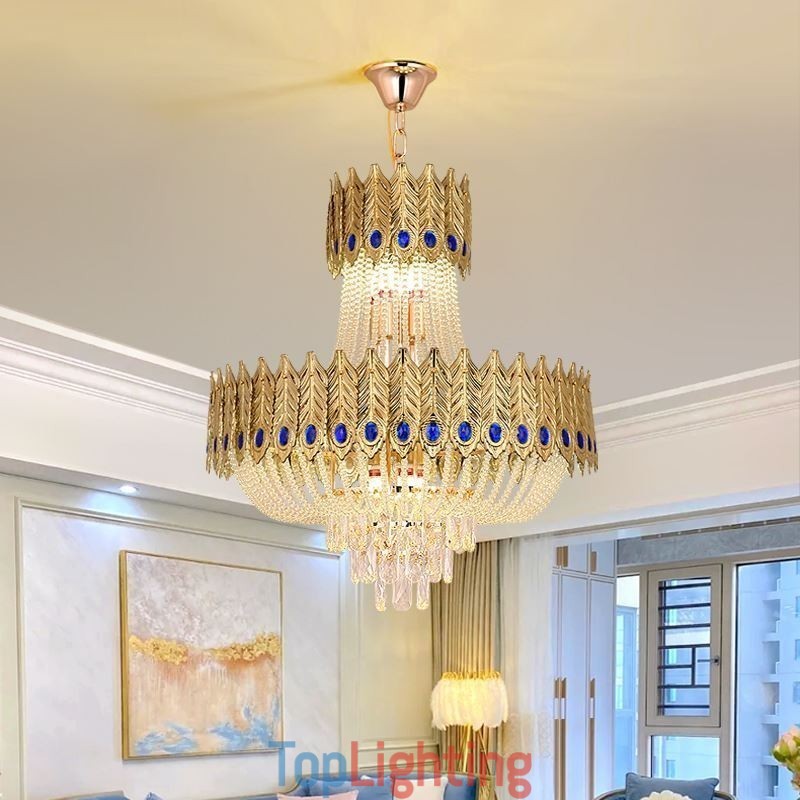 Crystal Pendant Light Luxury Decrative Ceiling Light 60cm