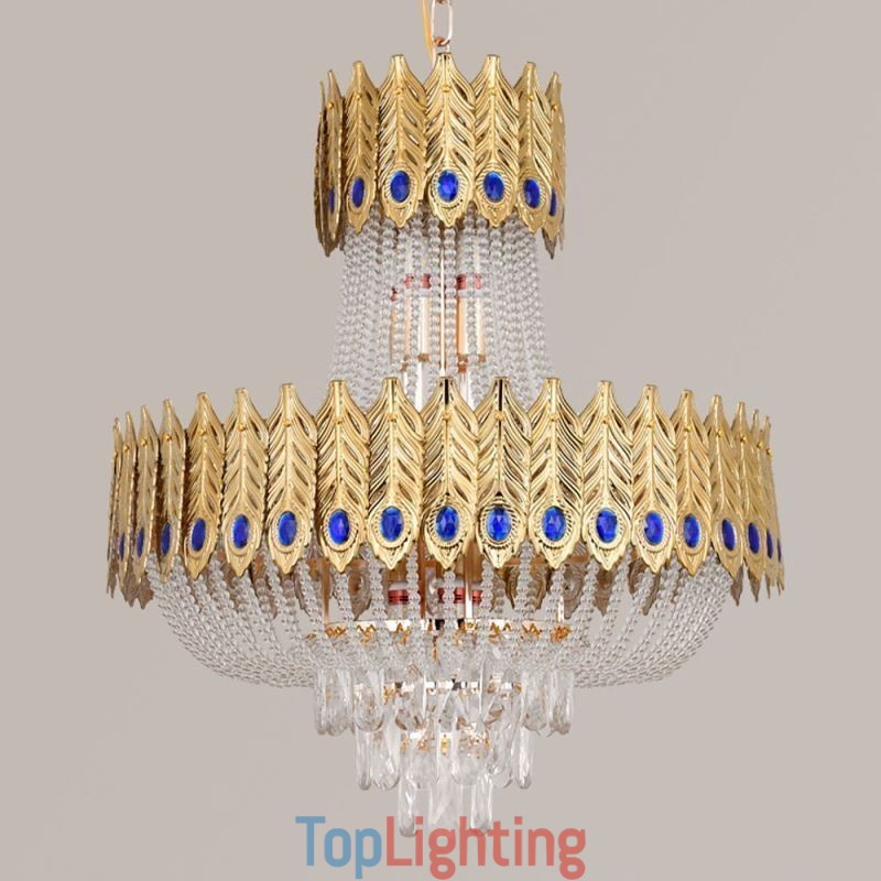Crystal Pendant Light Luxury Decrative Ceiling Light 60cm