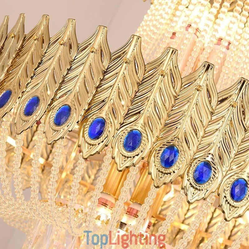 Crystal Pendant Light Luxury Decrative Ceiling Light 60cm