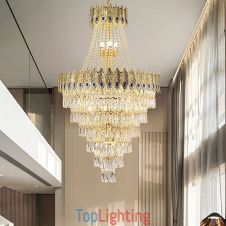 Crystal Pendant Light Sophisticated Luxury Decrative Hanging Light 80cm Crystal Pendant Light Sophisticated Luxury Decrative Hanging Light 80cm
