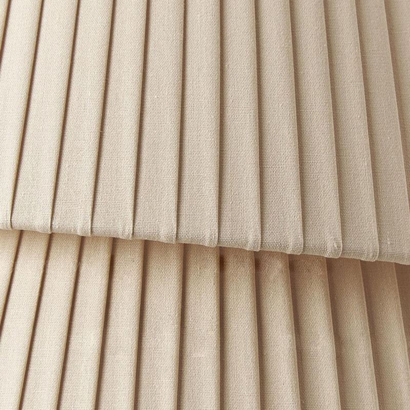 Pendant Light French Cream Style Double Layer Fabric Lampshade Ceiling Lamp