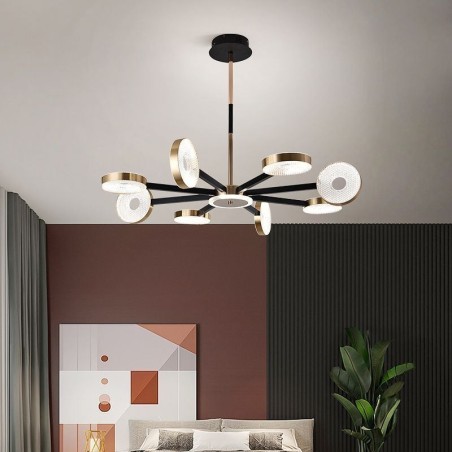 Pendant Light Minimalist Nine Heads Circle Ceiling Light Pendant Light Minimalist Nine Heads Circle Ceiling Light