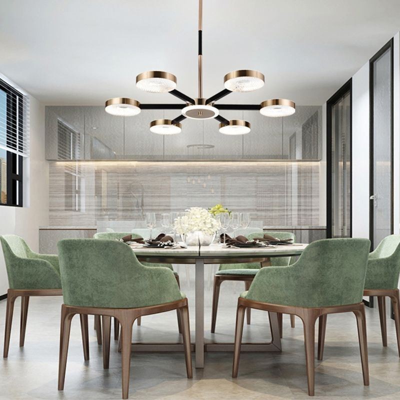 Pendant Light Minimalist Seven Headed Circle Ceiling Light
