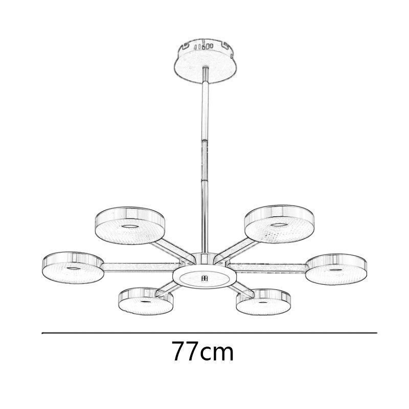 Pendant Light Minimalist Seven Headed Circle Ceiling Light