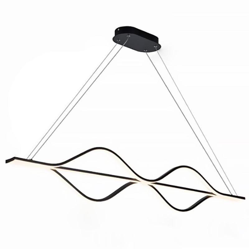 Pendant Minimalist Light Wave Ceiling Light