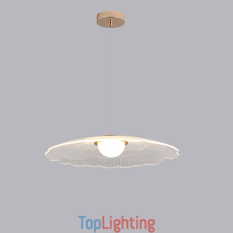 Pendant Light Acrylic Flower Pan Ceiling Light